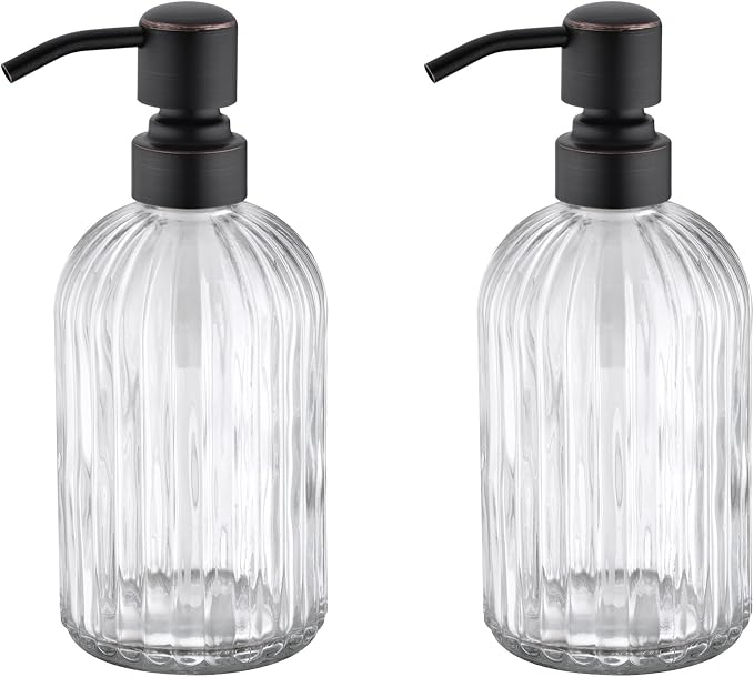 Dish Kitchen Soap Dispenser, Oil Rubbed Bronze Bathroom Liquid Soap Dispensers by LEETCPHOME