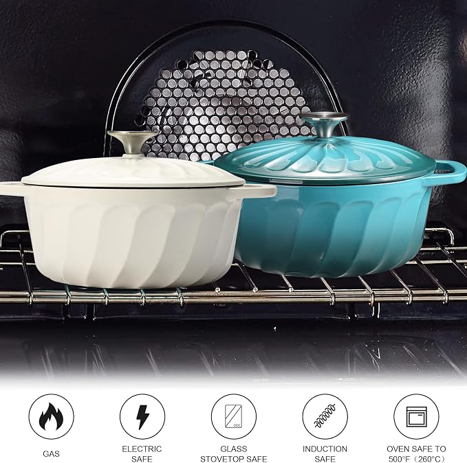 Enameled Cast Iron Dutch Oven - Image 5