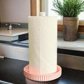 VROOMIUM Paper Towel Holder Countertop, Ceramic Base Easy-to-Clean, 1.5 lbs by VROOMIUM-BETTERDESIGN