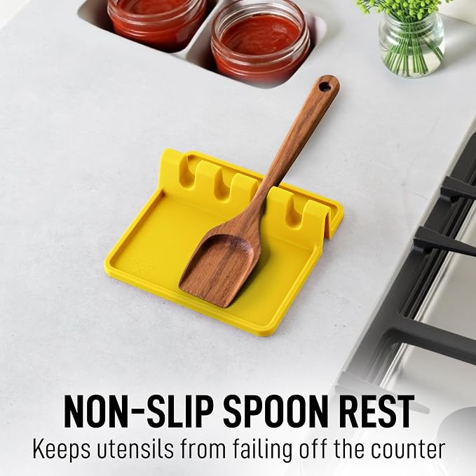 Zulay Kitchen Silicone Utensil Rest - Image 5