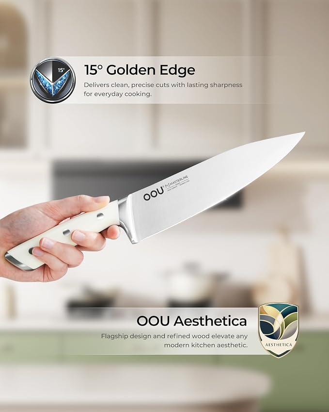 OOU 2026 Master Line 15-Piece German High Carbon Steel Knife Set - Image 2