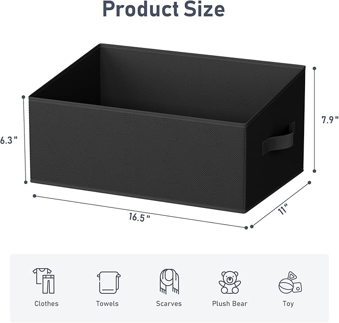 DIMJ Closet Storage Bins 8 Pack - Image 2