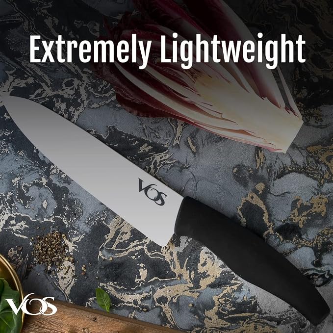 Vos Ceramic Knife with Peeler, Knives Set - Image 2