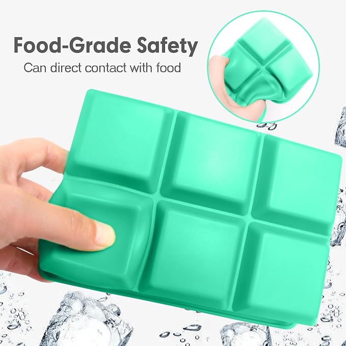 Excnorm Silicone Ice Cube Trays 3 Pack - Image 4