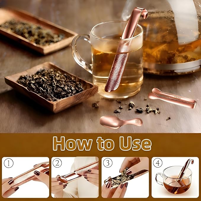 2 Pcs Tea Infuser with Hook Handle, Tea Diffusers - Image 4