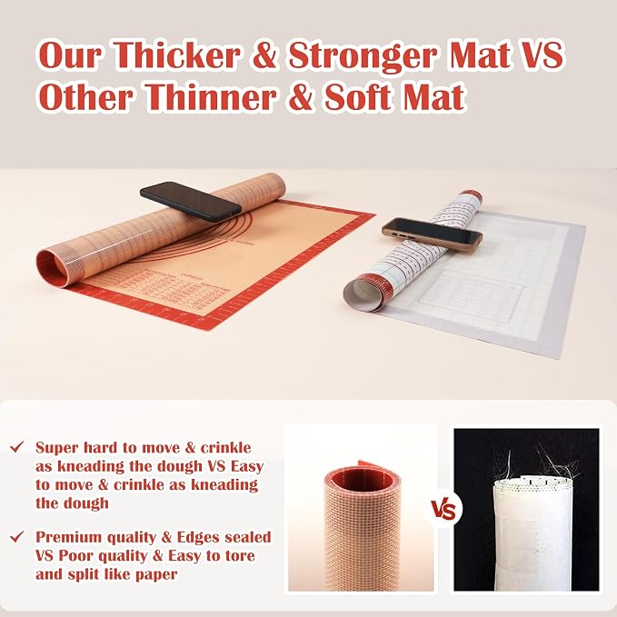 Non-slip Silicone Pastry Mat Extra Large - Image 2