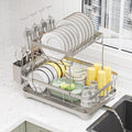 LIYI Dish Drying Rack, Large Dish Rack by LIYIBambooHairBrush