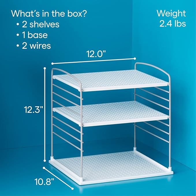 YouCopia UpSpace Cabinet Box Organizer, Adjustable Kitchen and Pantry Shelf - Image 4