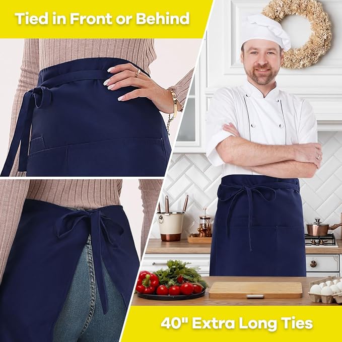 ROTANET Long Server Apron Black - Image 5