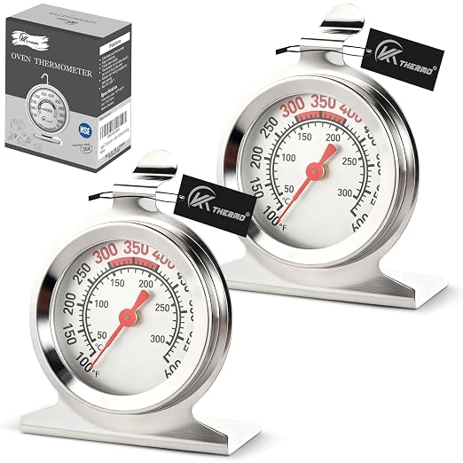 CloudHand Oven Thermometer 50-300°C/100-600°F Electric/Gas Oven Temperature by CloudHand