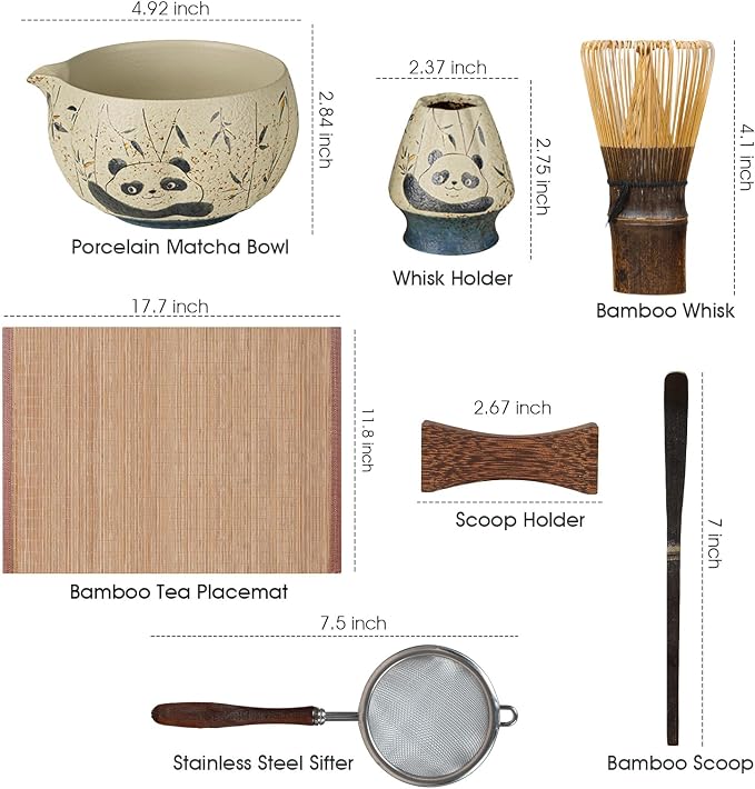 Matcha Whisk Set, 7-Piece Matcha Kit - Image 5
