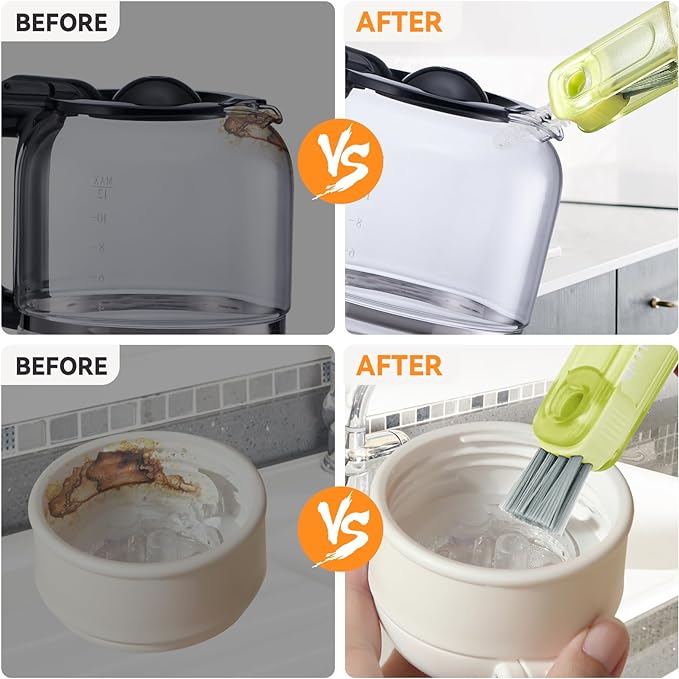 3 in 1 Cup Lid Gap Cleaning Brush Set, Silicone Cup Lid Gap Cleaner, Home - Image 5