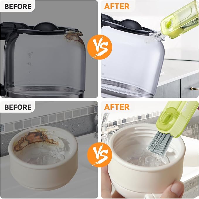 3 in 1 Cup Lid Gap Cleaning Brush Set, Silicone Cup Lid Gap Cleaner, Home - Image 5