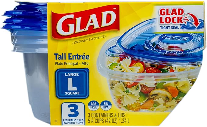 Glad GladWare Tall Entree Food Storage Containers - Image 2