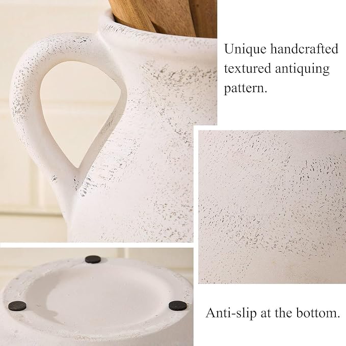 MIYUKI Rustic Kitchen Utensil Holder - Image 4