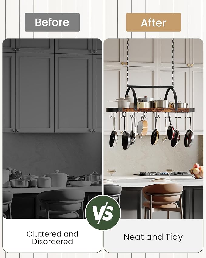 CHOEZON Hanging Pot Rack, Pot Hanger - Image 6