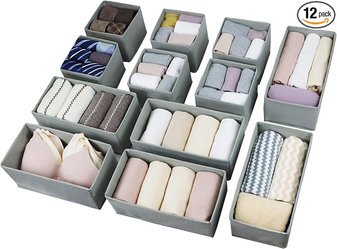 Fordonral Drawer Organizer Clothes, Foldable Fabric Dresser Organizer Closet by Fordonral