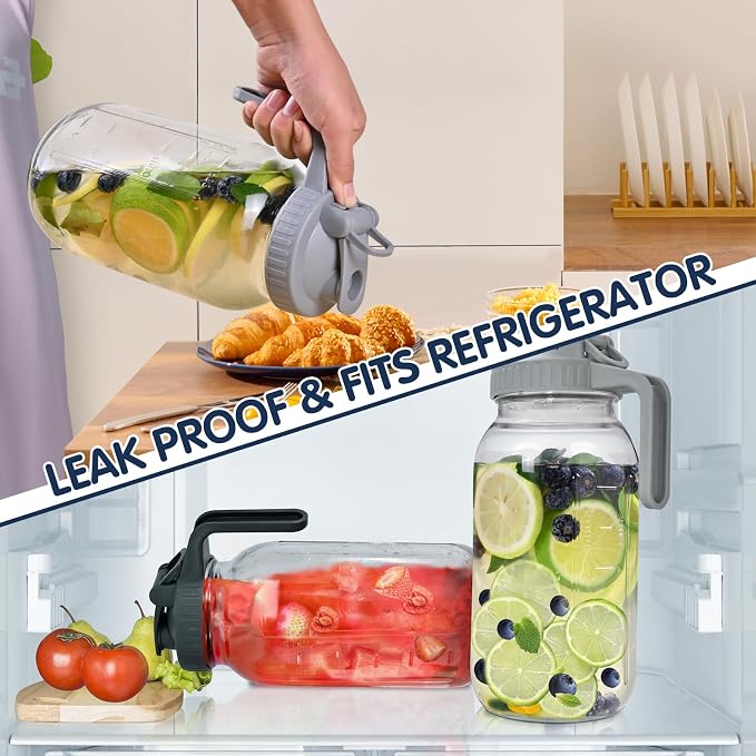 3 Packs 64OZ Glass Pitcher - Image 3