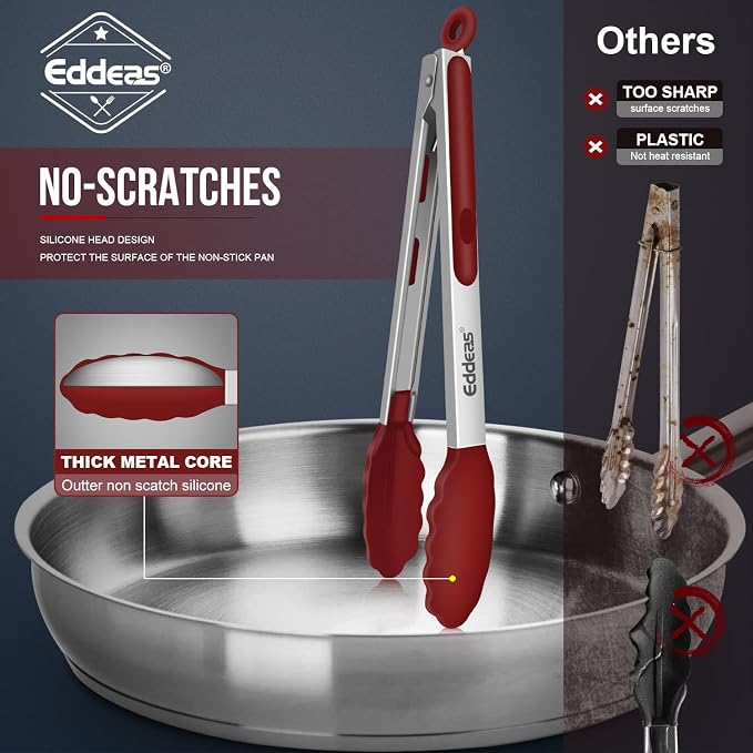 EDDEAS Tongs For Cooking - Image 3