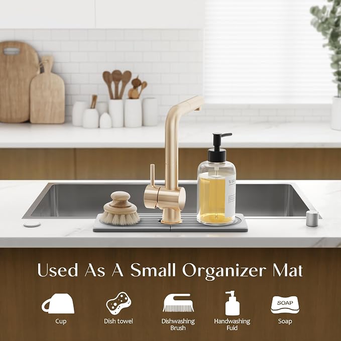 eormoe Faucet Mat for Kitchen Sink - Image 5