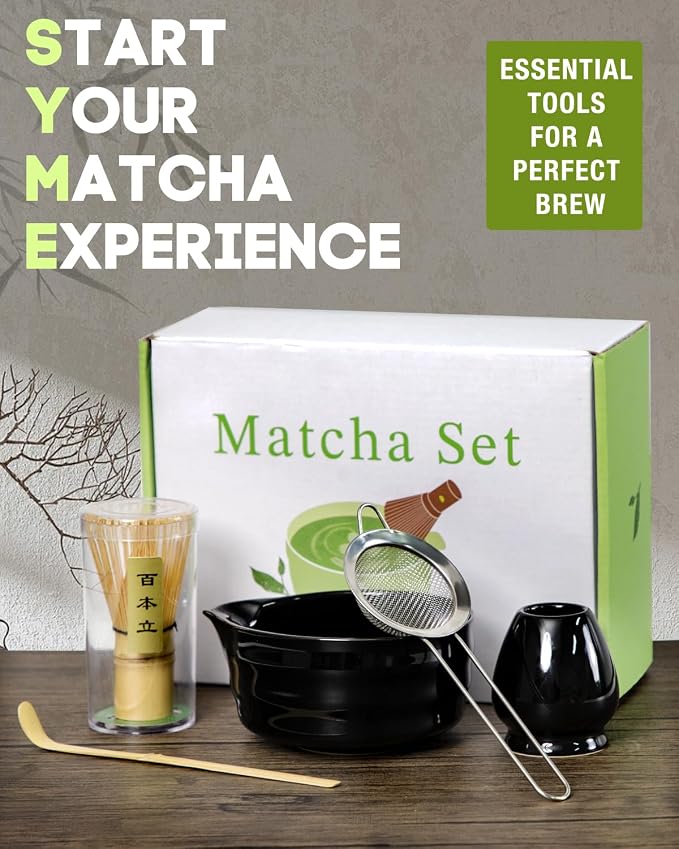 Black Matcha Whisk Set - Image 4