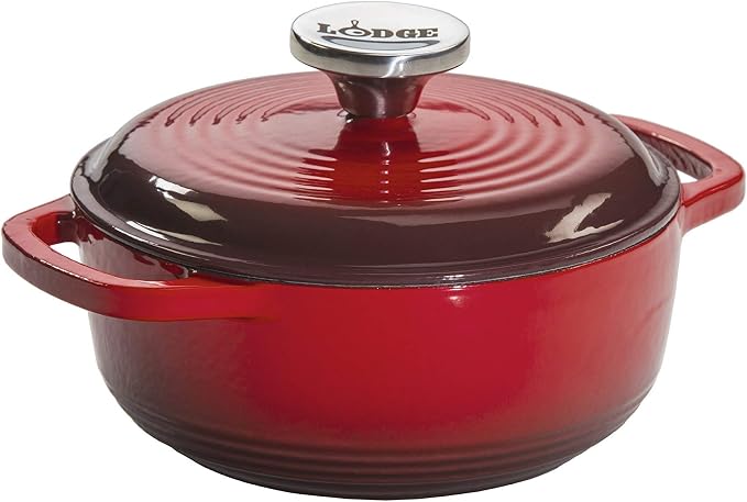 Lodge 1.5 Quart Enameled Cast Iron Dutch Oven by Lodge