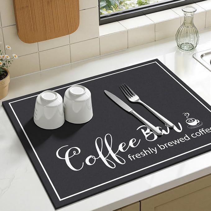 Findosom Dish Drying Mat, Cuttable Drying Mat - Image 4