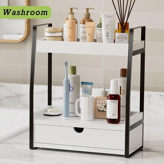 Boulphia 2-Tier Bathroom Organizer Countertop, Bathroom Sink Organizer - Image 2