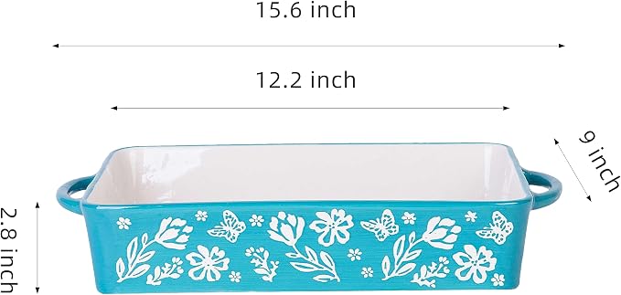 Wisenvoy Casserole Dish 9x13 Baking Pan Casserole Dishes - Image 7
