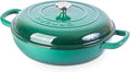 Shallow Cast Iron Casserole by Nuovva