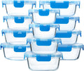 M MCIRCO 24-Piece Glass Food Storage Containers by MMCIRCO