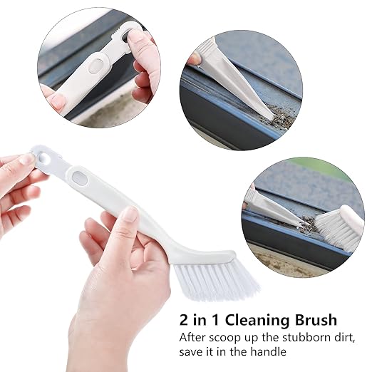Patelai 4 Pieces Cleaning Brush Sets Small Scrub Brush Household Use - Image 4