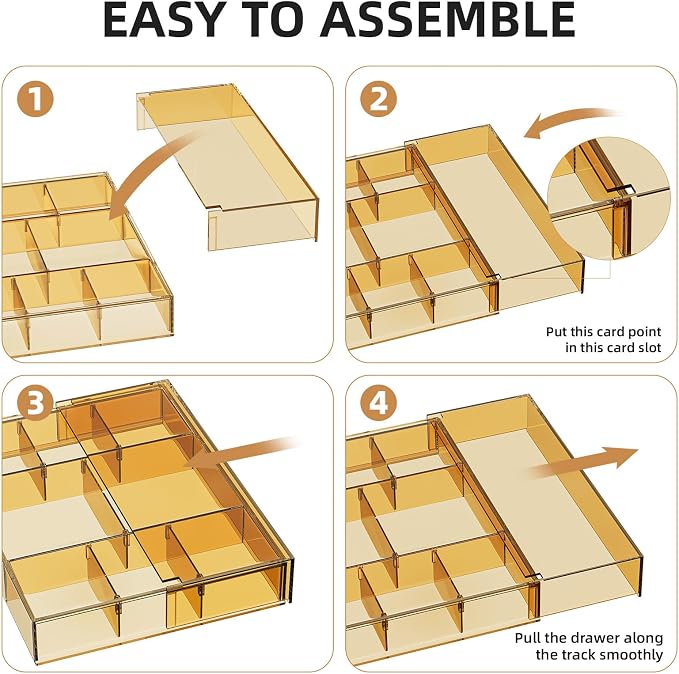 Marbrasse Expandable Desk Drawer Organizer, Desk Organizers and Accessories - Image 7