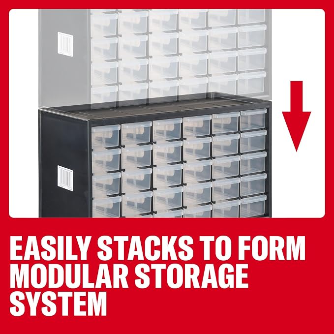 CRAFTSMAN Storage Organizer, 30 Small Drawer Modular Storage System, Easily - Image 5
