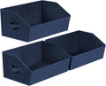 Closet Baskets for Shelves Trapezoid - Decorative Storage Baskets with