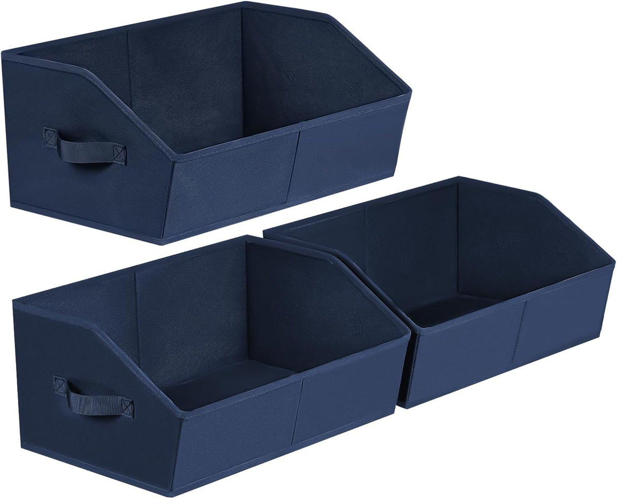 Closet Baskets for Shelves Trapezoid - Decorative Storage Baskets with