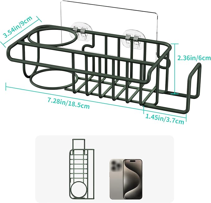 HapiRm Sink Caddy Sponge Holder - Image 5