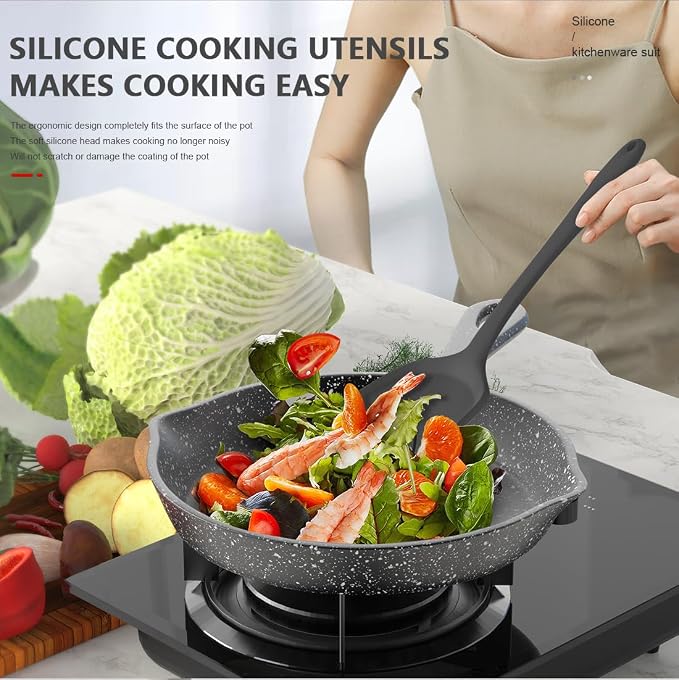 AOTHOD Silicone Cooking Utensils Set - Image 6