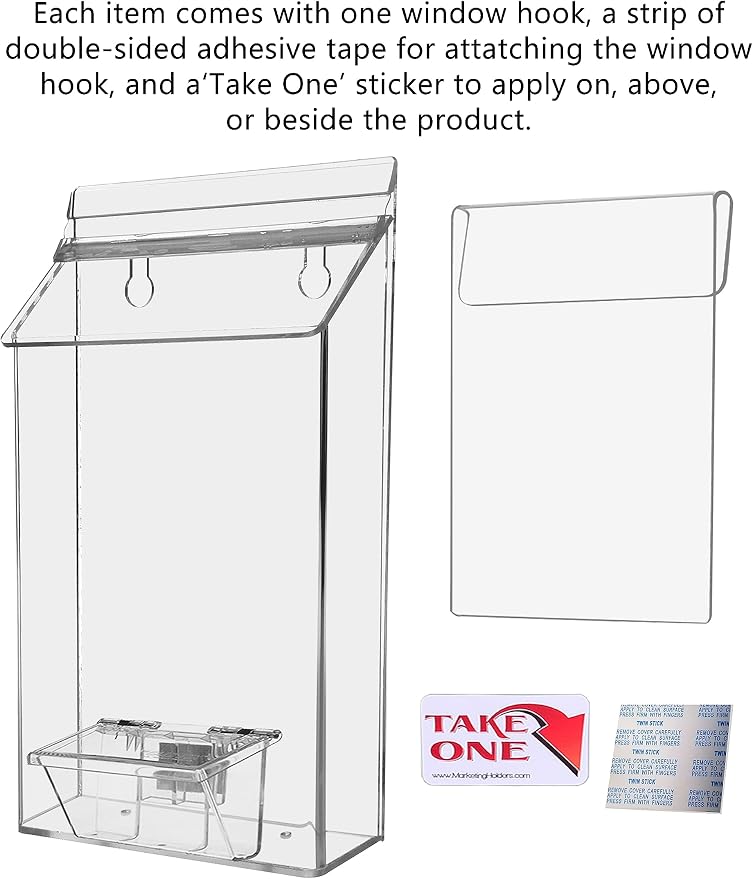 Outdoor Brochure Holder and Card Box - Image 2