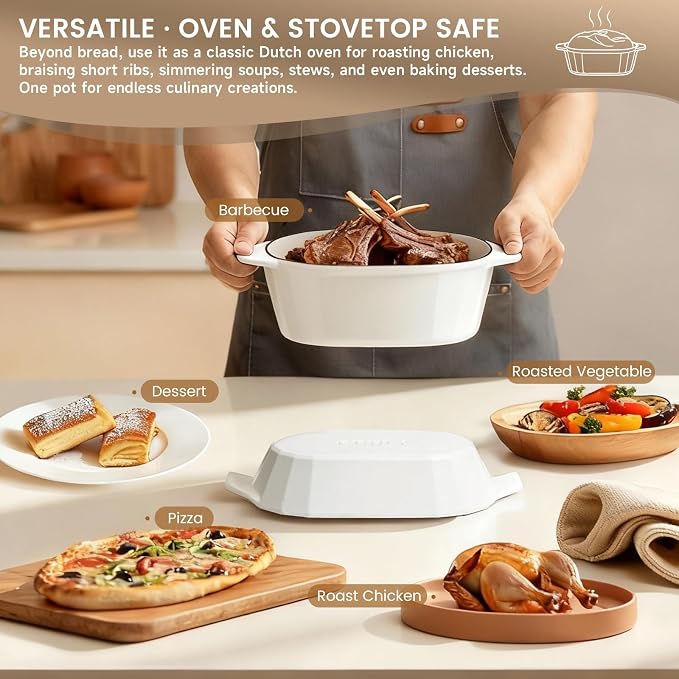 Enameled Cast Iron Sourdough Bread Oven – Dutch Oven - Image 7