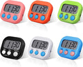 Weewooday 6 Pcs Large Classroom Timers Stopwatch Magnetic Kitchen Digital Timer by Weewooday
