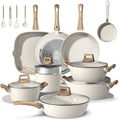 25Pcs Pots and Pans Set Non Stick, Ceramic Cookware by Cookware