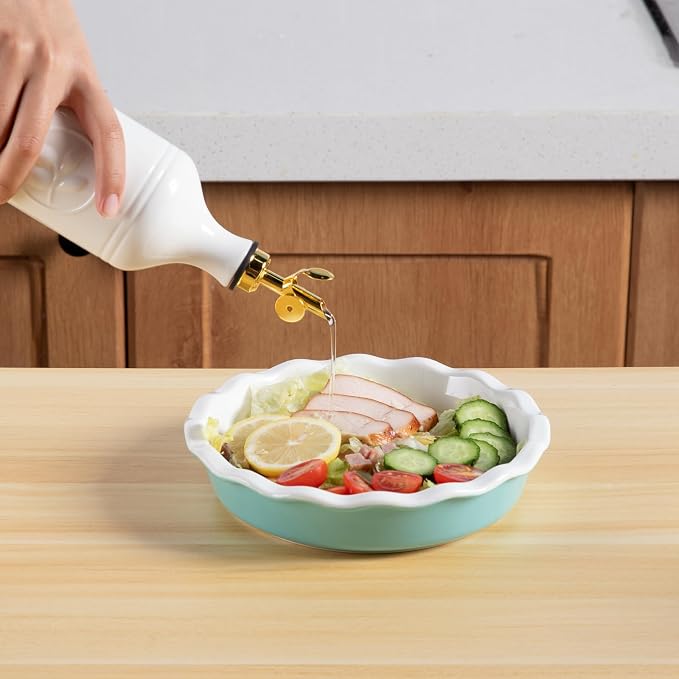 Sweejar 16 Oz Ceramic Olive Oil Dispenser Bottle, Oil Dispenser - Image 4