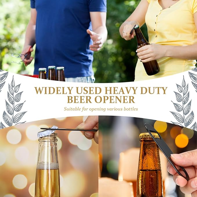 Remerry Bottle Openers Stainless Steel Flat Bottle Opener Bulk 3.4 x 1.3 Inches - Image 4