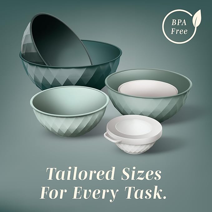 COOK WITH COLOR Mixing Bowls with Lids - Image 5