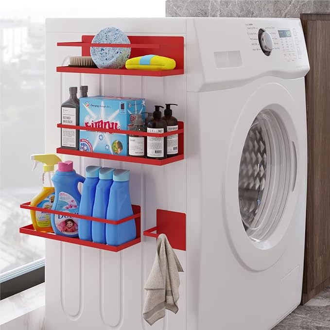 Magnetic Spice Rack For Refrigerator, Space Saving Magnetic Shelf For Fridge - Image 7