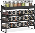 EsLuker.ly Spice Seasoning Rack Organizer Kitchen Countertop, 4 Tier Bamboo by EsLukerly