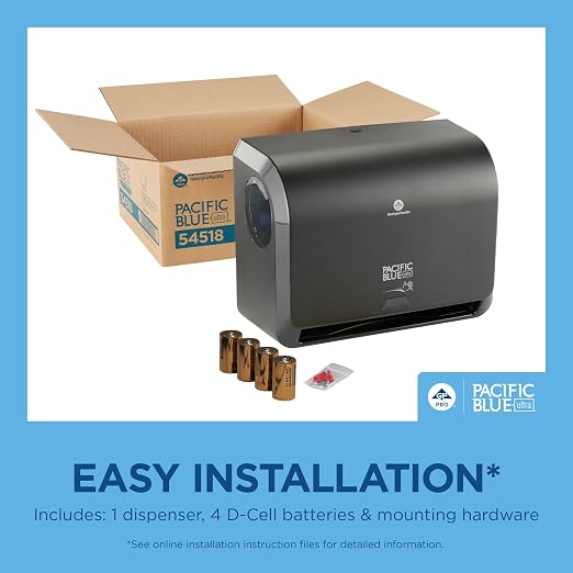 Georgia-Pacific Pacific Blue Ultra 9" Mini Automatic Paper Towel Dispenser by - Image 10
