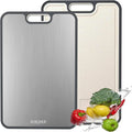 Titanium Cutting Board Double Sided Pure Titanium Cutting Boards by KIKIIKEHealthyChoicesfortheKitchen