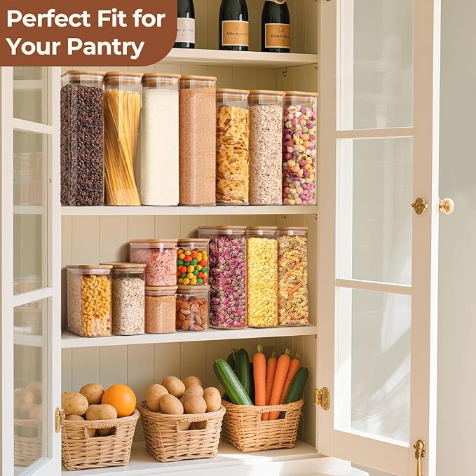 ComSaf 2.2 Qt Rectangle Glass Storage Containers - Image 5